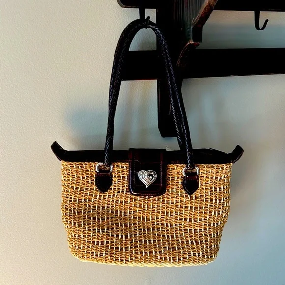 Heart Brighton Straw Handbags Brighton Bags Brighton Heart Straw